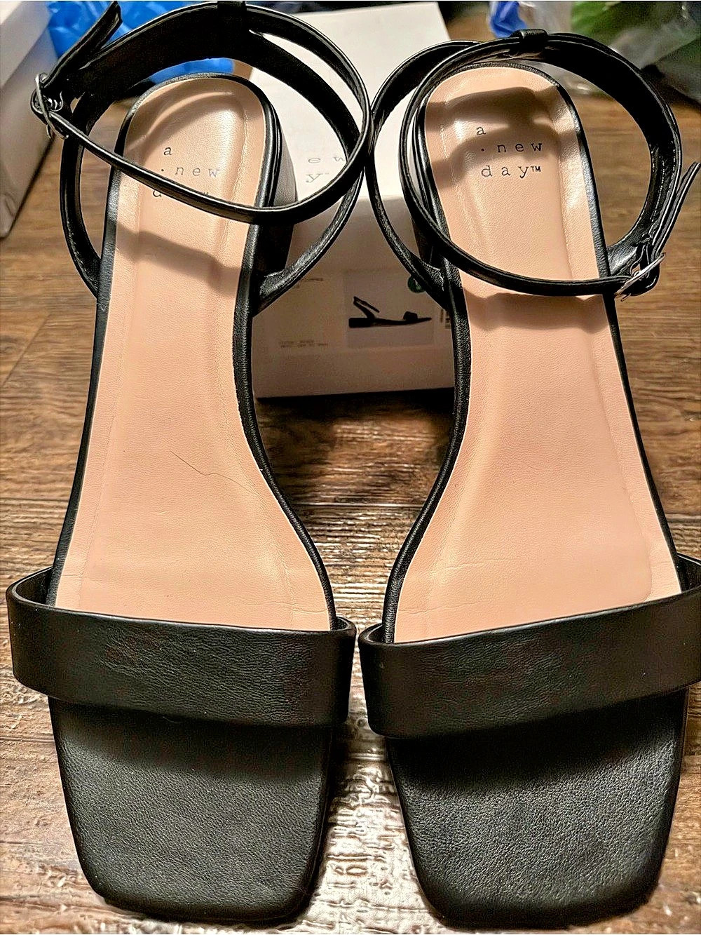 Reformation Delores Black Sandals US 10 W Like New